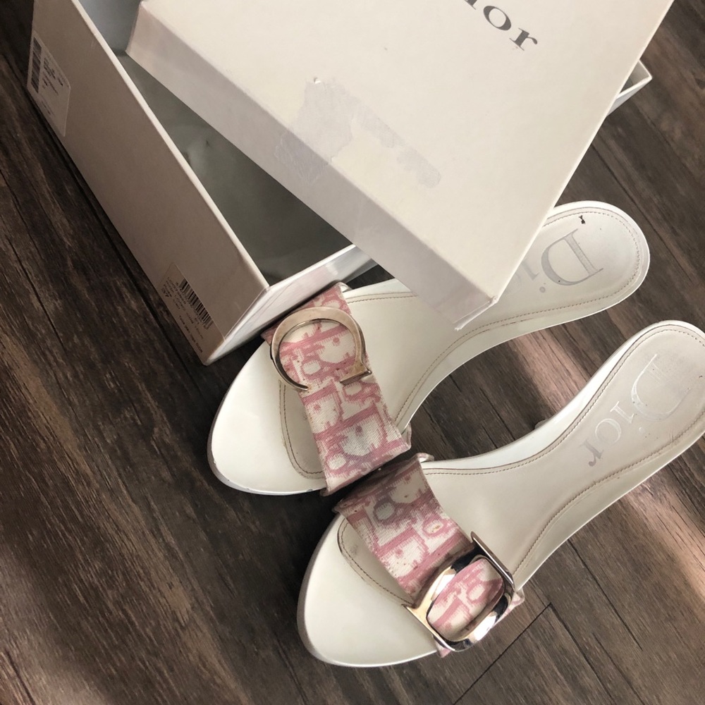 DIOR Pink Logo Clog